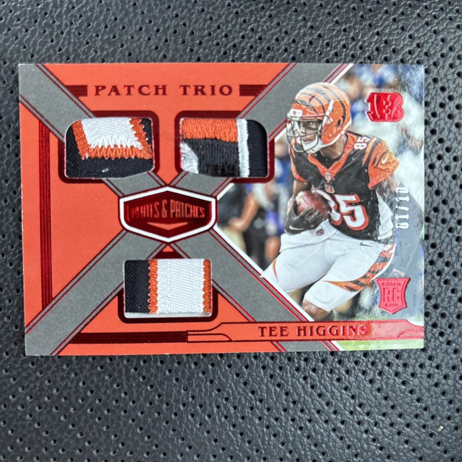Tee Higgins Panini Plates & Patches Patch Trio #PT10 Base