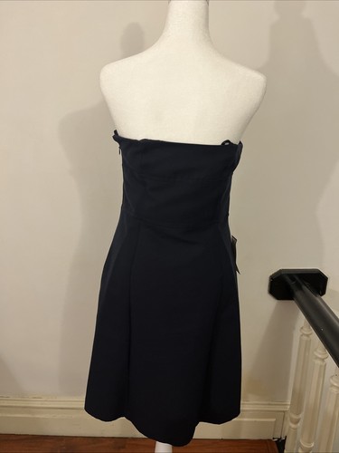 Ann Taylor schwarzes 2-teiliges Kleid trägerlos/Träger & Jacke neu mit Etikett BESCHREIBUNG LESEN!!!! - Bild 3 von 10