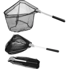 Telescopic Fishing Landing Net Extendable Handle 40 to 63 Inches Net
