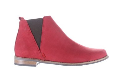 Marc Joseph New York Womens Williamsburg Red Chelsea Boots Size 5 (7707449)