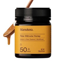 Manukora Raw Manuka Honey MGO 50 , New Zealand Honey, Non-GMO, 3rd-Party Tested,
