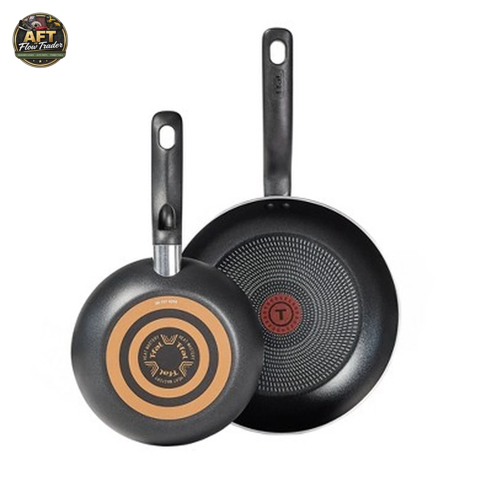 T-fal Simply Cook 2pc Nonstick Frying Pan Set - Black