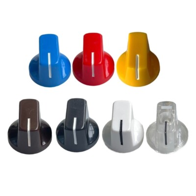 10Pcs Electric Guitar Potentiometer Control Knobs Effect Pedal Knobs 6.35mm