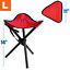 thumbnail 30  - Folding Chair Tripod Camping Fishing Stool Portable Lightweight Travel Slacker