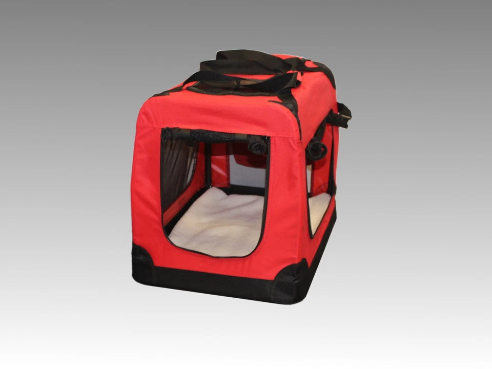 Faltbare Hundetransportbox Hundebox Hunde Katzen Katzentransportbox Katzenbox - Bild 3 von 4