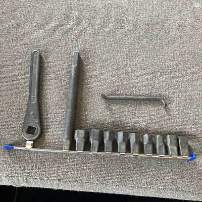 Vintage Frank Mossberg Socket Wrench & Socket Set Antique 355