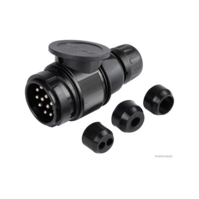 HERTH+BUSS - ELPARTS Stecker 13-polig mit Zugentlastung Kunststoff, Anhänger