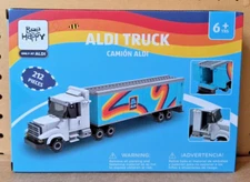 Aldi 2024 Bee Happy 212 pc. Semi Truck Building Block Set