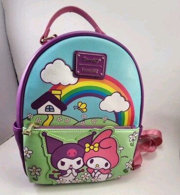 Loungefly Sanrio Kuromi My Melody Mini Purple Backpack 2022  display picture 1