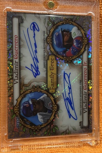2024 Bowman's Best #FDA-GG Vladimir Guerrero JR/SR Family Tree Dual Autos 8/10 - Picture 3 of 7