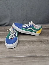 VANS Old Skool Yacht Club Multi Color Skate Shoes Mens Sneakers SZ 7