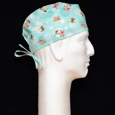 Spongebob Bubble on light Green Theme Scrub Hat