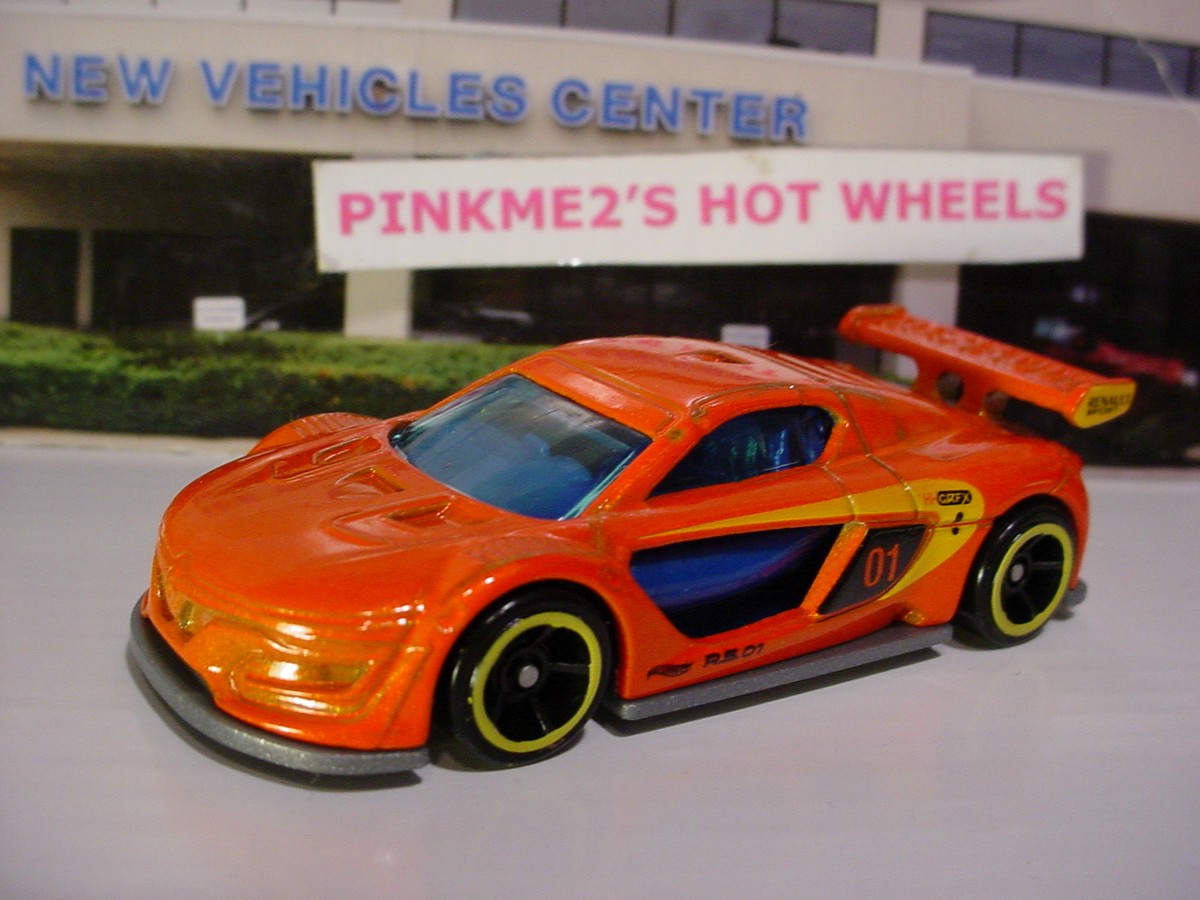 2018 HW EXOTICS Design RENAULT SPORT 01☆orange/blue☆LOOSE