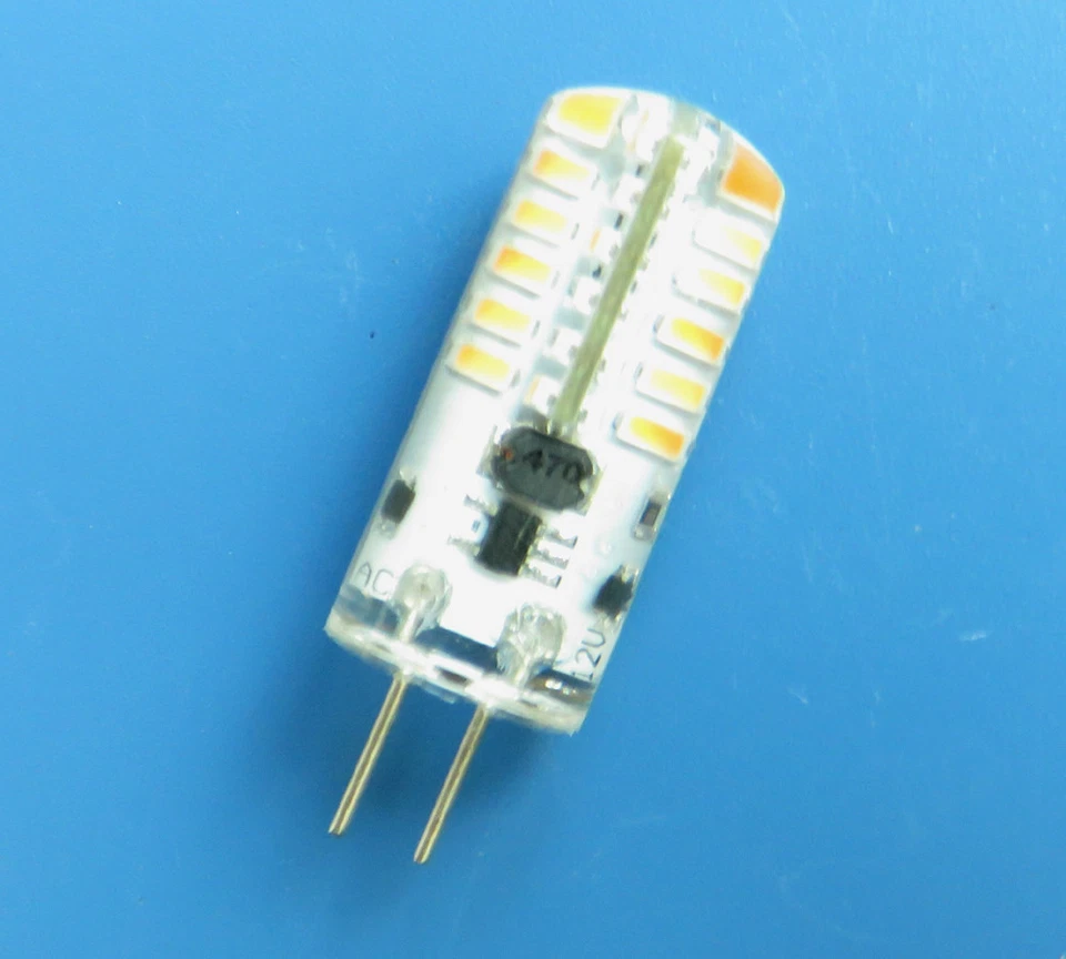 G4/E11/E12 Candelabra LED bulb 2W 48LED 3014SMD AC/DC 12V Silicone Light Lamp #1 - Image 4 of 4