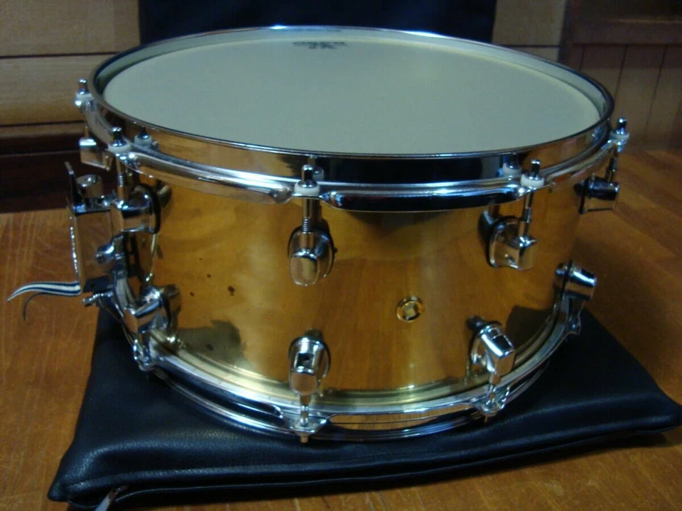 MAPEX Edición Limitada 500 Latón Caja Tambor Power Hoop Bueno Foto 4 de 4