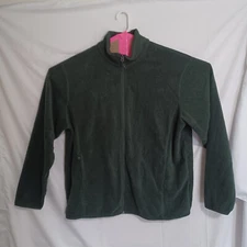 Amazon Essentials Unisex 2XL Fleece Jacket Long-Sleeve Full-Zip Polar Soft Green