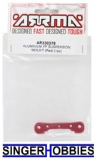 Arrma ARAC9046 Aluminum Front/Front Suspension Mount Red AR330378 NEW SEALED HH