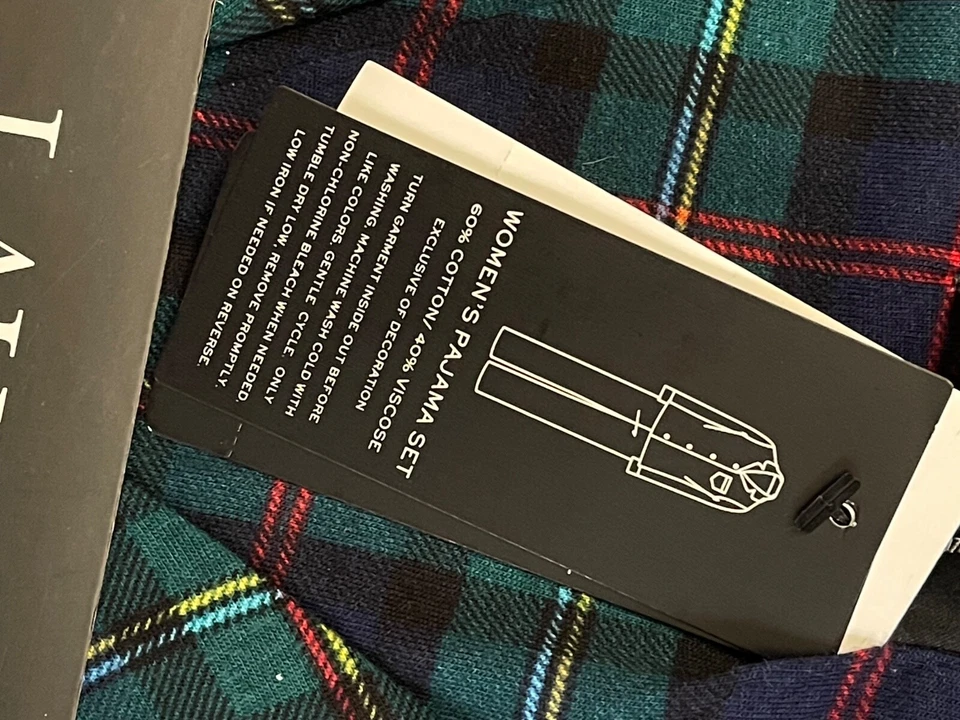 Ralph Lauren женщин легкий зеленый пижамы комплект эластичной размер 1 X розничной $72 - Изображение 2 из 4