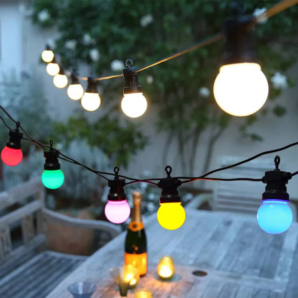 Garden garland lights online