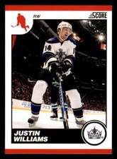 2010-11 Score Glossy #235 Justin Williams Los Angeles Kings