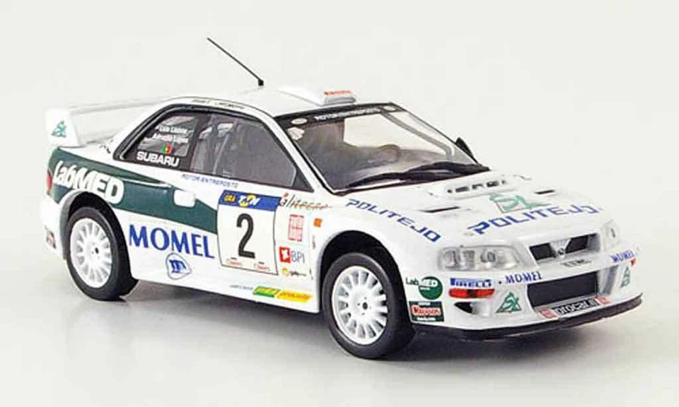SUBARU IMPREZA WRC #2 LOPES LISBOA RALLY PORTOGALLO 2002 IXO CIXJ000058 1/43 - Immagine 2 di 4