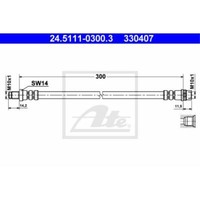ATE Bremsschlauch Bremsleitung Vorne FüR Dacia Logan MCV Sandero 24.5111-0300.3