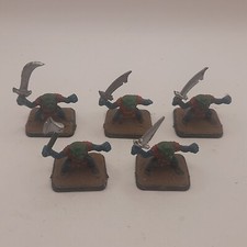 HeroQuest GOBLINS (5) Painted Plastic Miniatures Warhammer GW MB OOP Rare