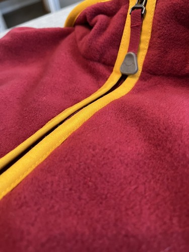FOOT LOCKER SZ 2XL Men’s Fleece Pullover Dark Red Redskin colors Top - Picture 7 of 8