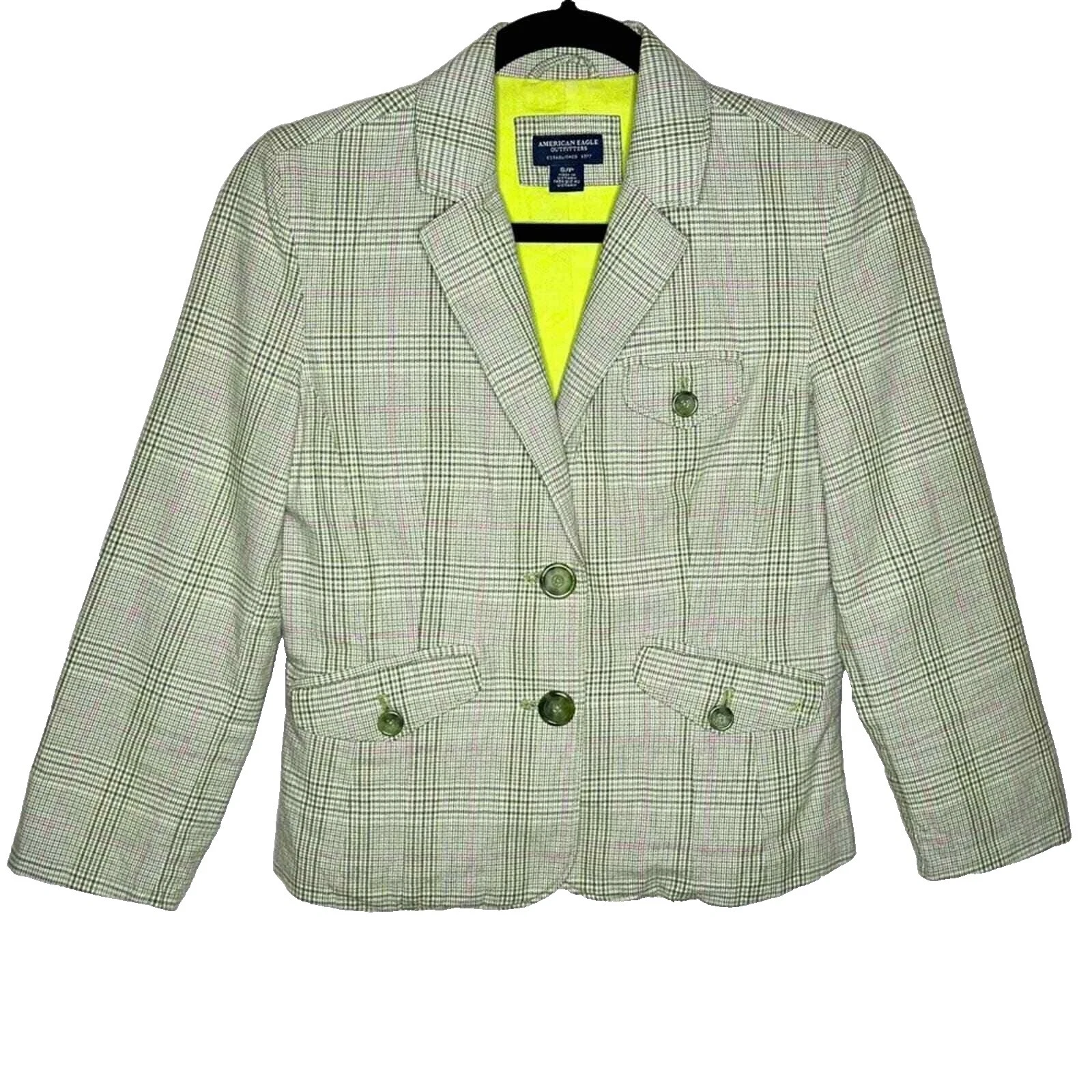 Женские блейзеры в клетку American Eagle Outfitters