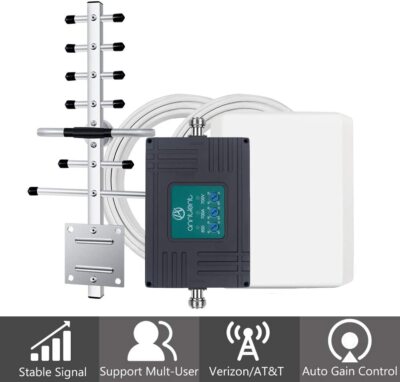 Tri Band Repeater Cell Signal Booster Near Me 900/1800/2100 Cell