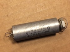 1 NOS Vintage 1.0 uf 200v Sprague Vitamin Q Capacitor Guitar Amp Cap TESTED