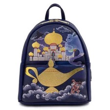 Mini Mochila Loungefly Disney Aladdin Princesa Jasmine Castillo Bolso Mujer