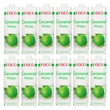 Foco 100% Kokoswasser Natural 12x1L Coconut W...