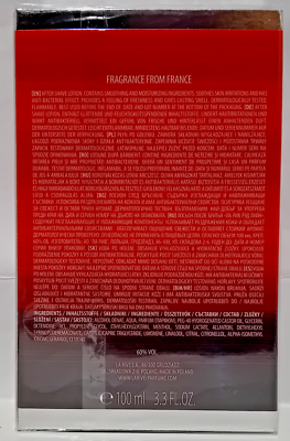 AFTER SHAVE LA RIVE RED LINE FOR MAN NUOVO 100M NEW IN SEALED BOX