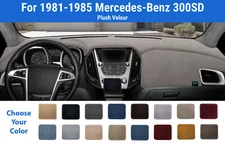 Dashboard Dash Mat Cover for 1981-1985 Mercedes-Benz 300SD (Plush Velour)