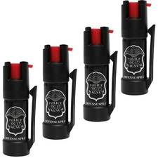 4 Police Magnum pepper spray .50oz bottom clip self defense security protection