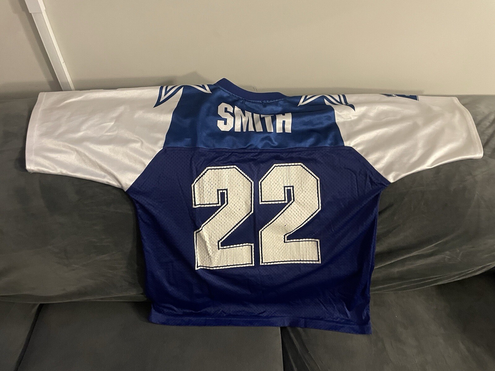 Vintage Emmitt Smith/Troy Aikmen youth Medium And Large Jerseys