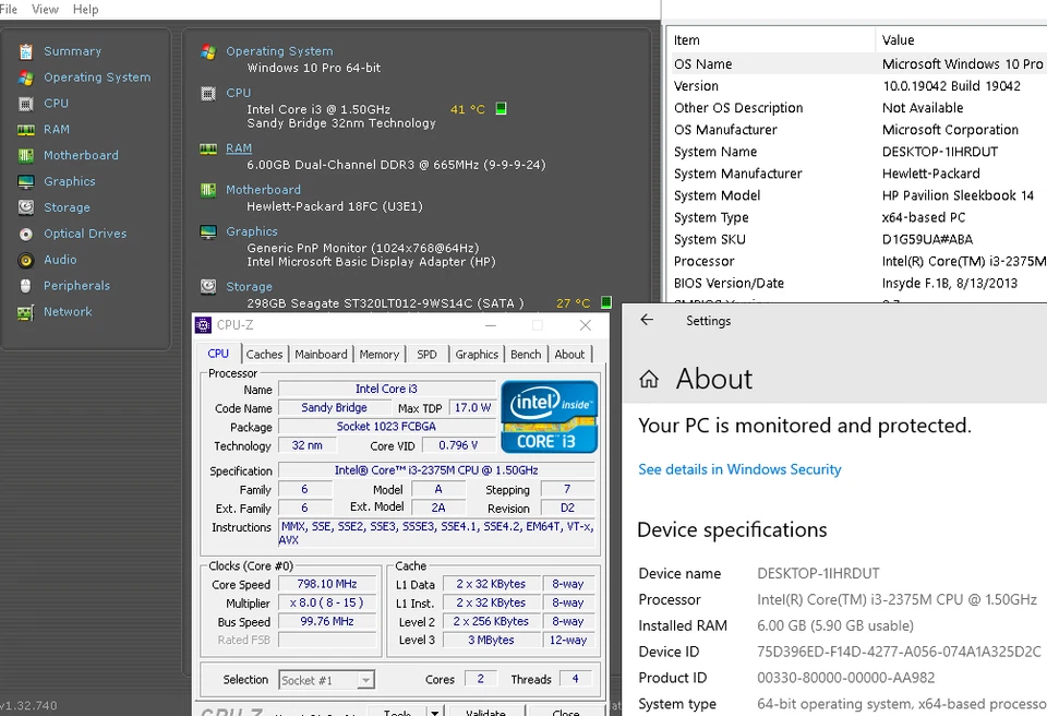 Notebook HP 14-B120DX. Core i3. HDD de 6 GB de RAM, 320. Veja fotos, por favor. - Imagem 4 de 4