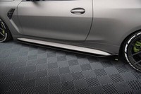 Seitenschweller Ansatz FüR CSL Look BMW M4 G82 Schwarz Glanz Schweller
