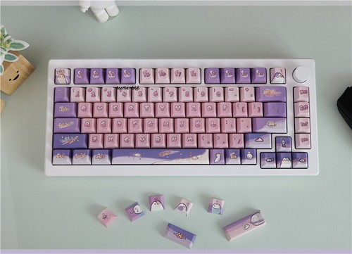 Space Cat Theme Keycap Cherry Height 140 Keycaps Dye-sub for Cherry MX Keyboard - 第 6/7 張圖片