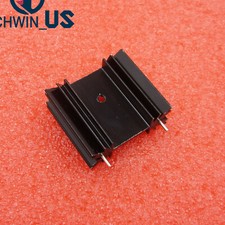 5PCS Triode IC heat sink For TO-220 Aluminum 34 12 30MM Cooling Fin L3US