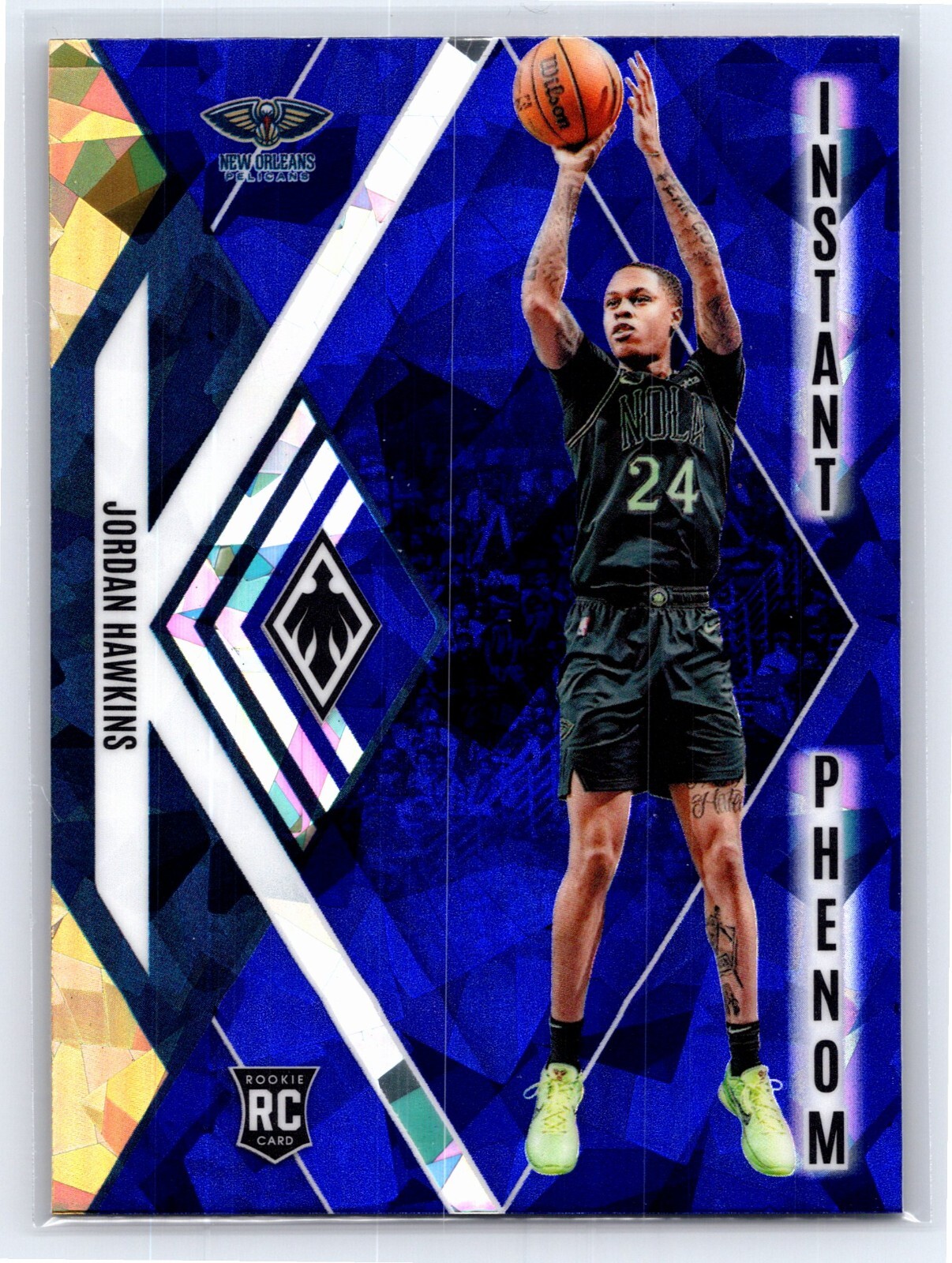 2023-24 Panini Phoenix - Instant Phenom Jordan Hawkins #14 Blue Ice (RC)