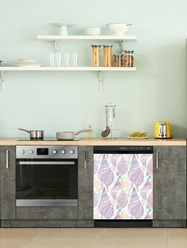 Dishwasher Magnet Cover - Reusable Magnetic Tiles Decal - Pack of 4 Tiles - V048 - Picture 2 of 8