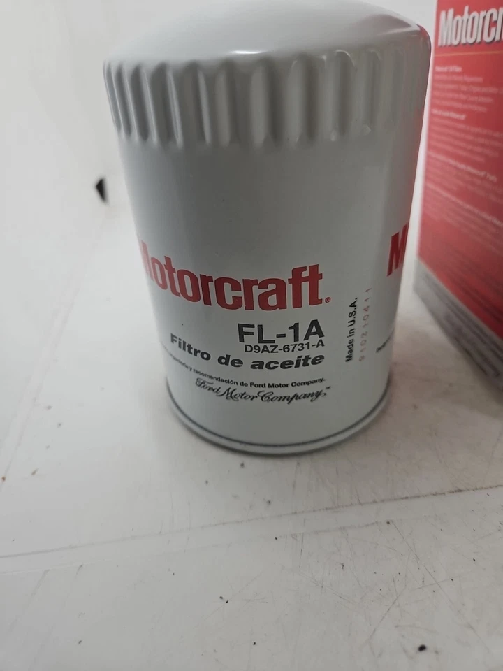 Filtro de aceite de motor genuino OEM Motorcraft FL1A D9AZ6731A FL-1A Foto 3 de 4