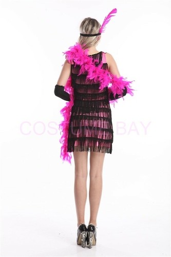 1920s Charleston Gangster Flapper Womens Fancy Dress Headband Holloween Costume - Picture 27 of 57