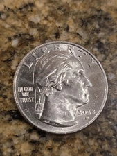 Jovita Idar American Woman Uncirculated Error Quarter Reading "In Cod We Trust"