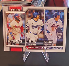 2026 Topps League Leaders Shohei Ohtani, Juan Soto, Kyle Schwarber #84
