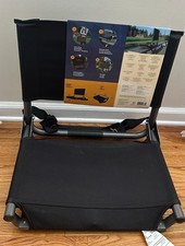 Cascade Mountain Tech black Light Weight Stadium Bleacher Seat Padded seat