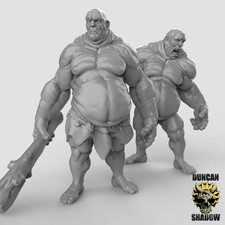 Hill Giants (Pair) Resin Miniatures for DnD | Tabletop Gaming