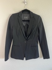 Banana Republic Women's Single Button Blazer Tailored Stretch Business Casual 4